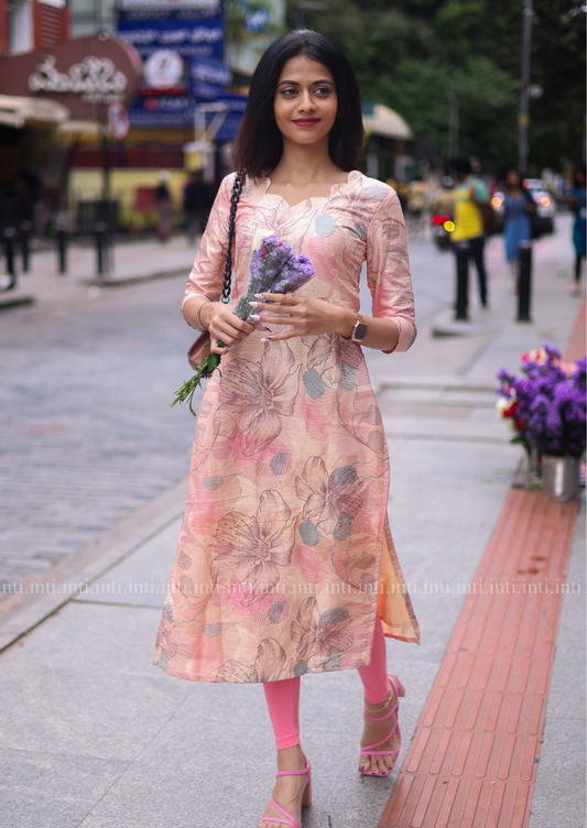 Floral Symphony Kurti