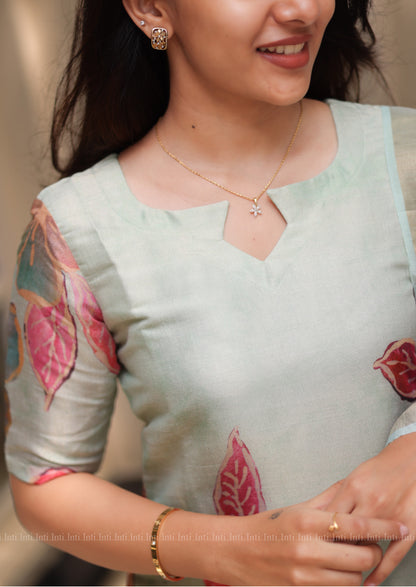 Floral Kissed Top & Dupatta Set