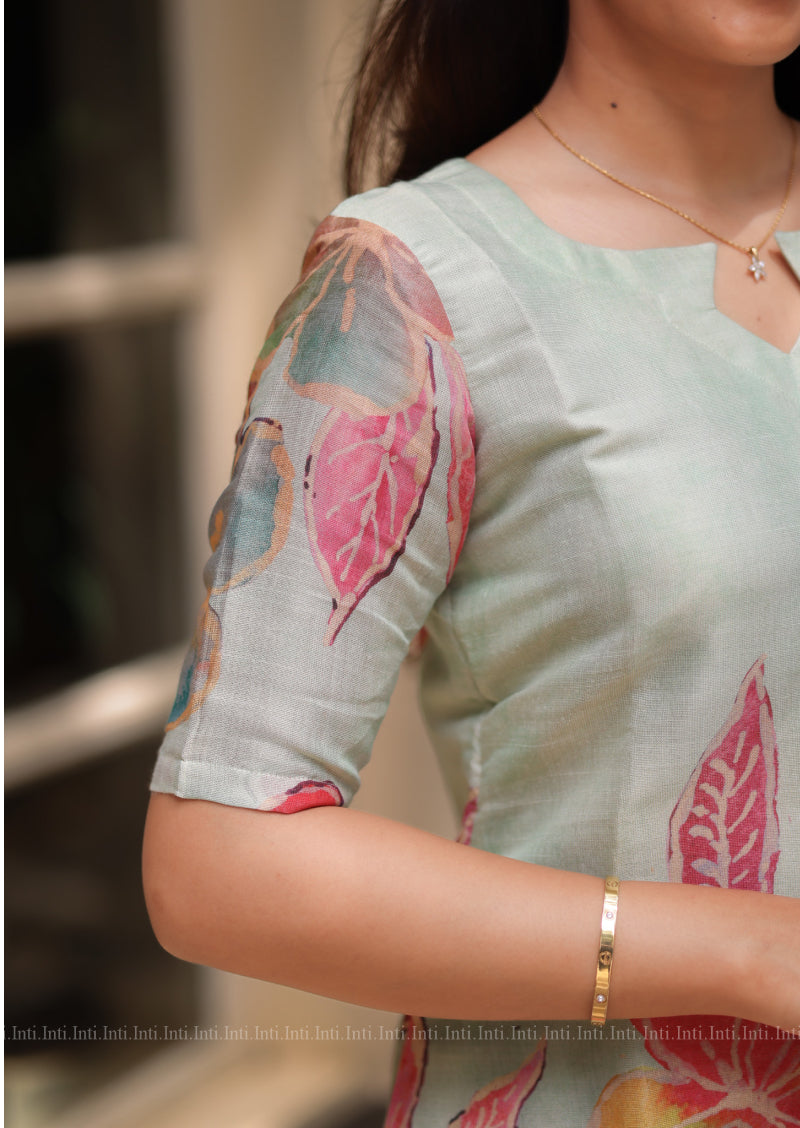 Floral Kissed Top & Dupatta Set