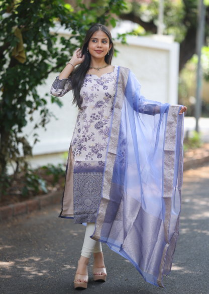 Florvia Noor Top & Dupatta Set