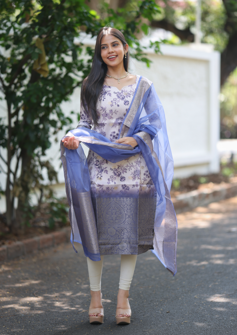 Florvia Noor Top & Dupatta Set