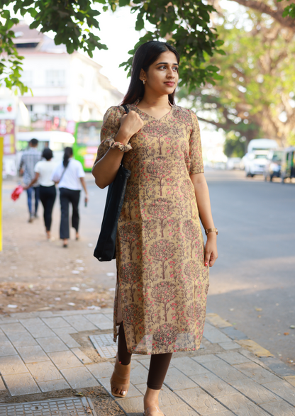 Forest Silhouette Kurti