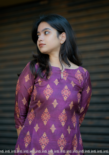 Wine Temptation Kurti