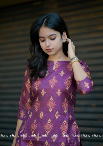 Wine Temptation Kurti