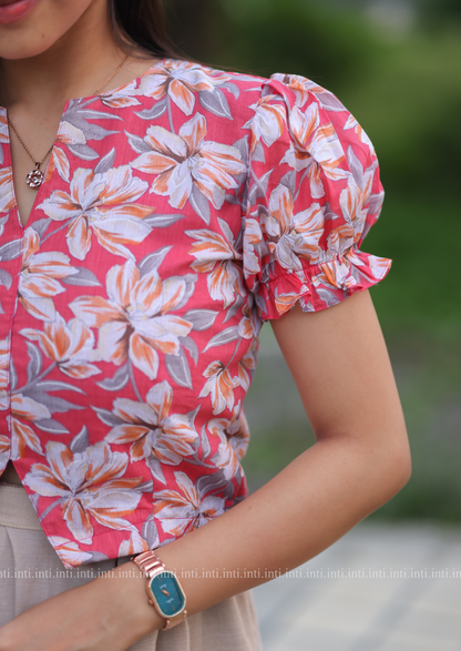 Sakura Glow Crop Top