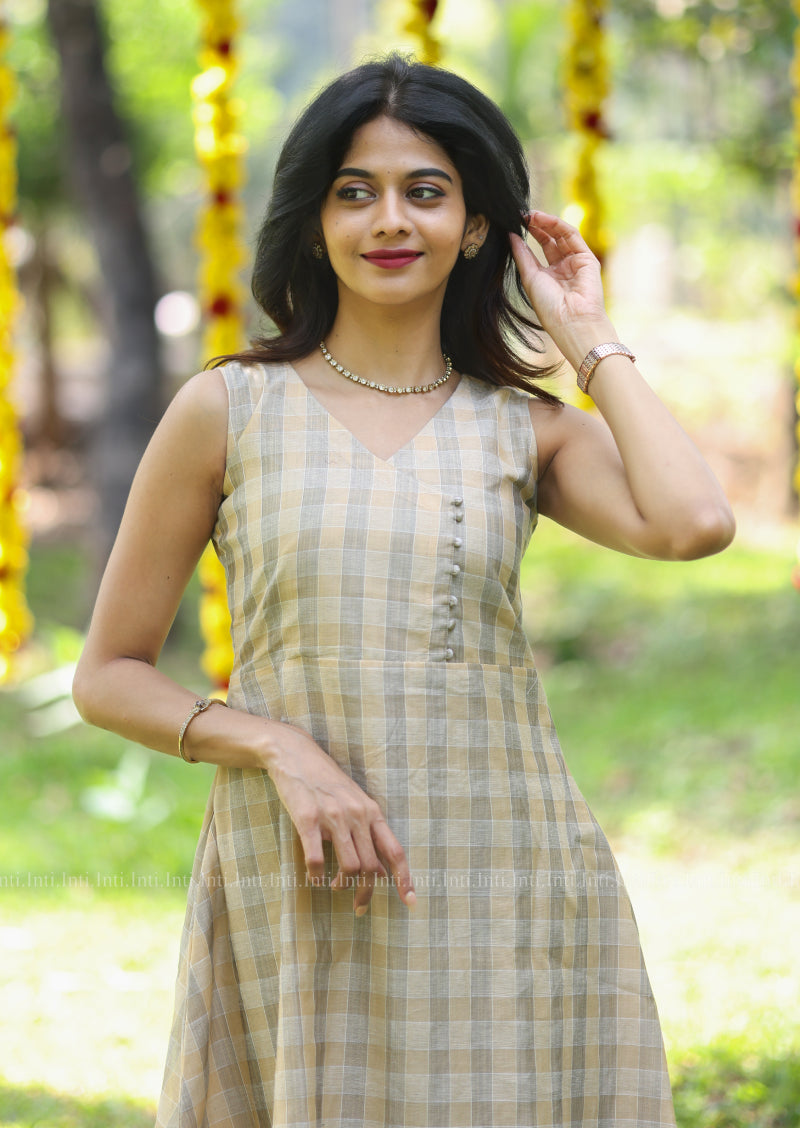 Golden Lattice Top & Pant Set