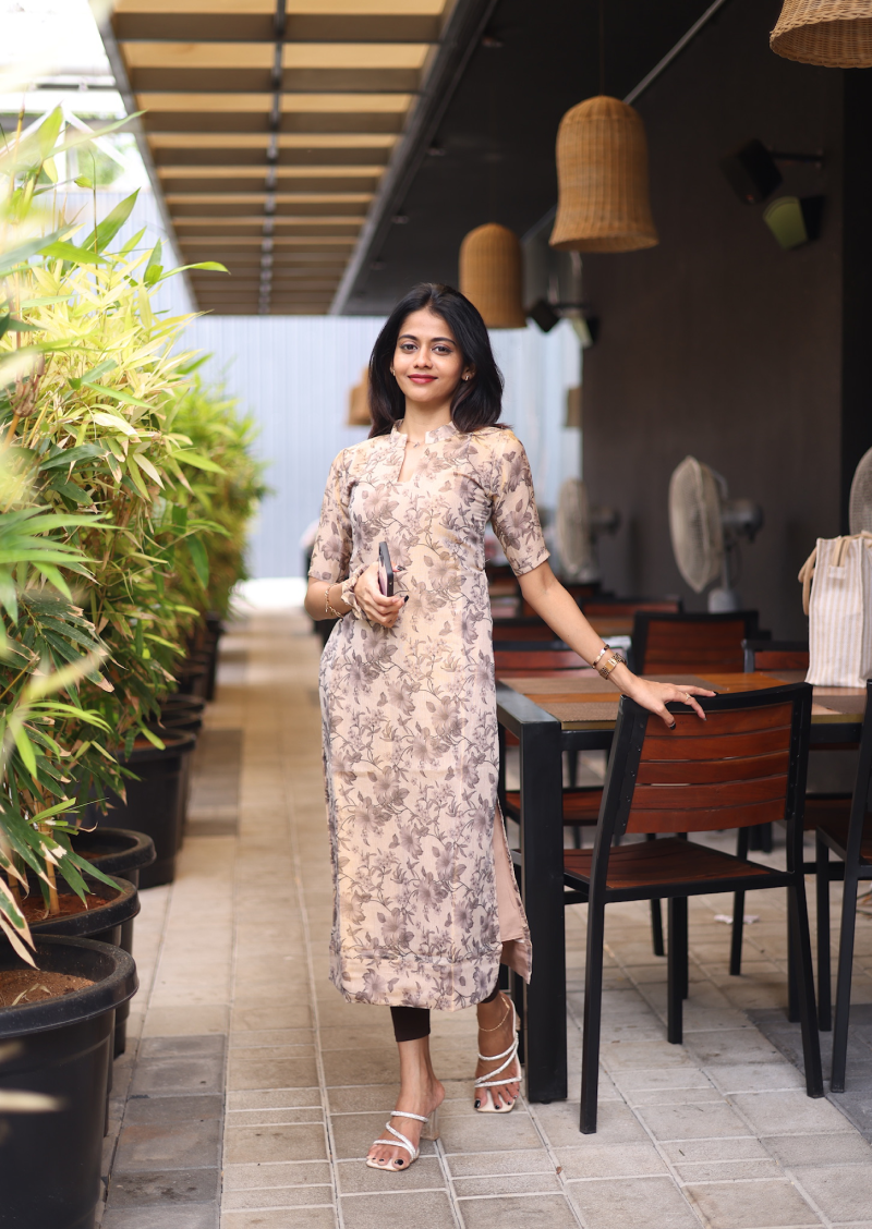 Golden Sway Kurti