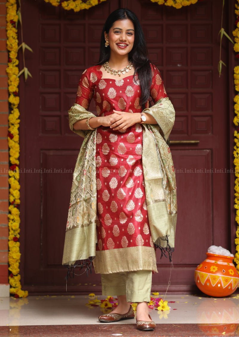 Goldlit Shine Salwar Suit