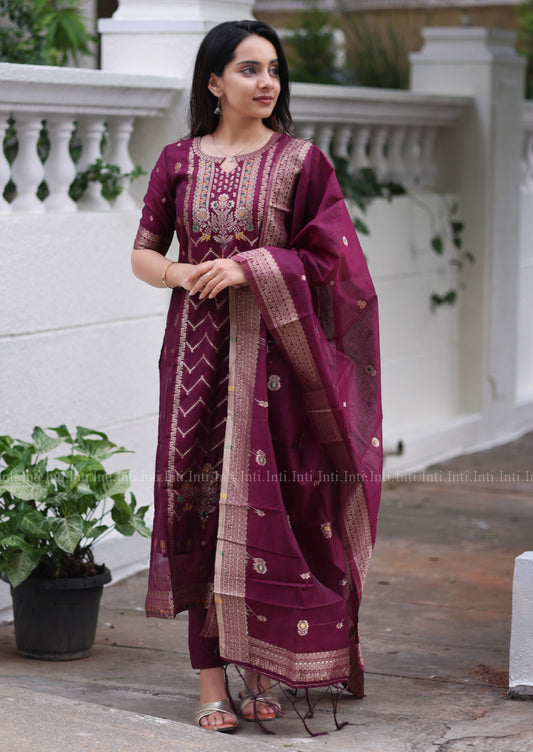 Grape Glow Salwar Suit