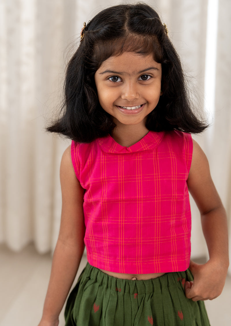 Gulab Twril Top and Skirt