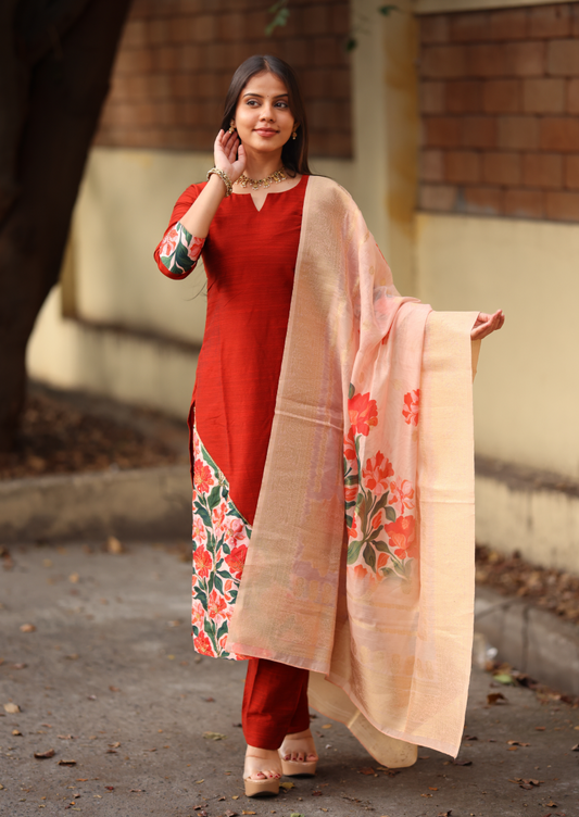 Hannel Moss Salwar Suit