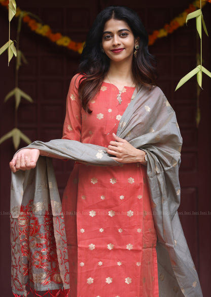 Heartline Sernade Top & Dupatta Set