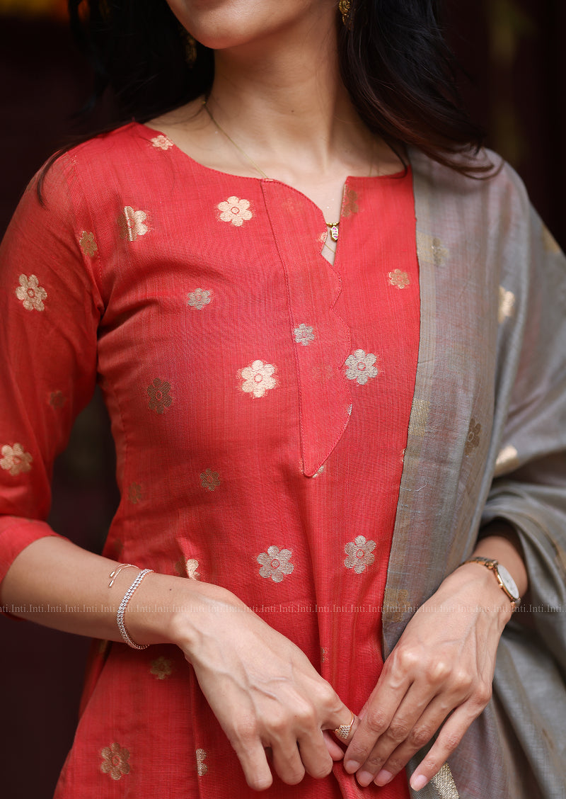 Heartline Sernade Top & Dupatta Set