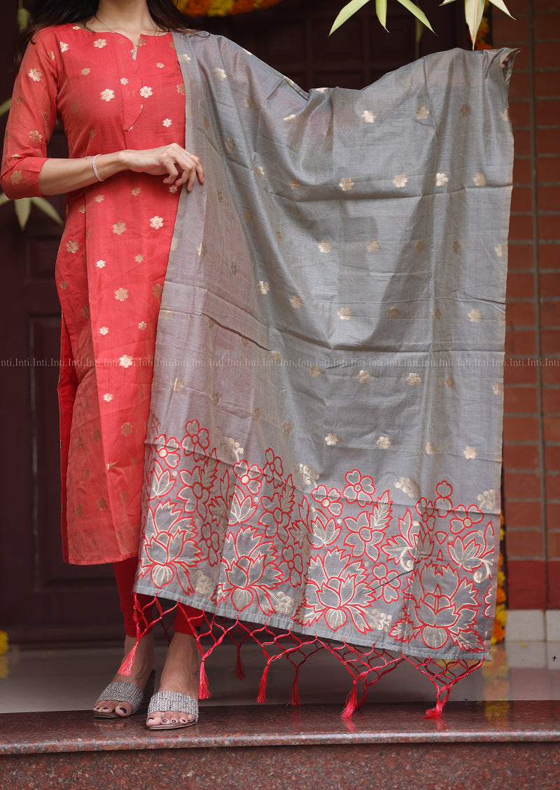 Heartline Sernade Top & Dupatta Set