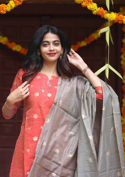 Heartline Sernade Top & Dupatta Set