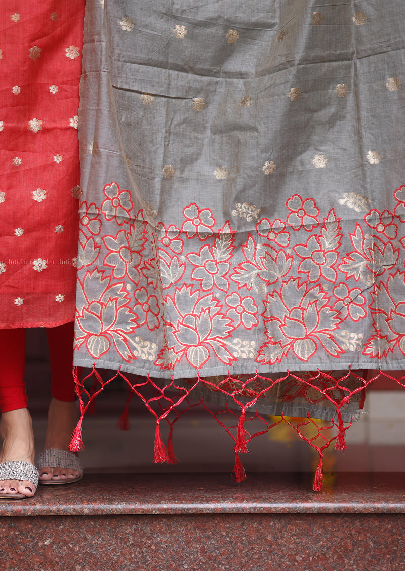 Heartline Sernade Top & Dupatta Set