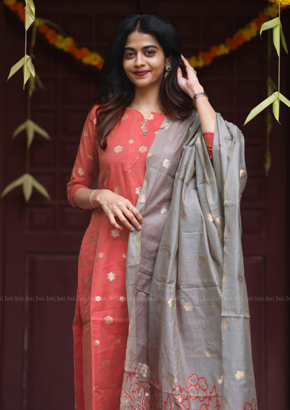 Heartline Sernade Top & Dupatta Set