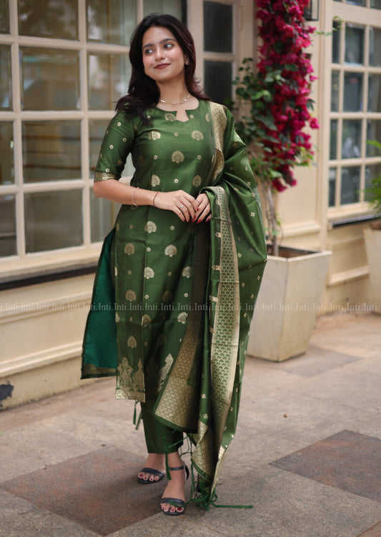 Heritage Green Salwar Suit