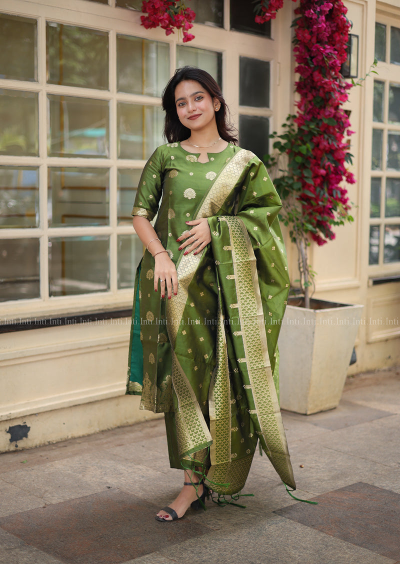 Heritage Green Salwar Suit