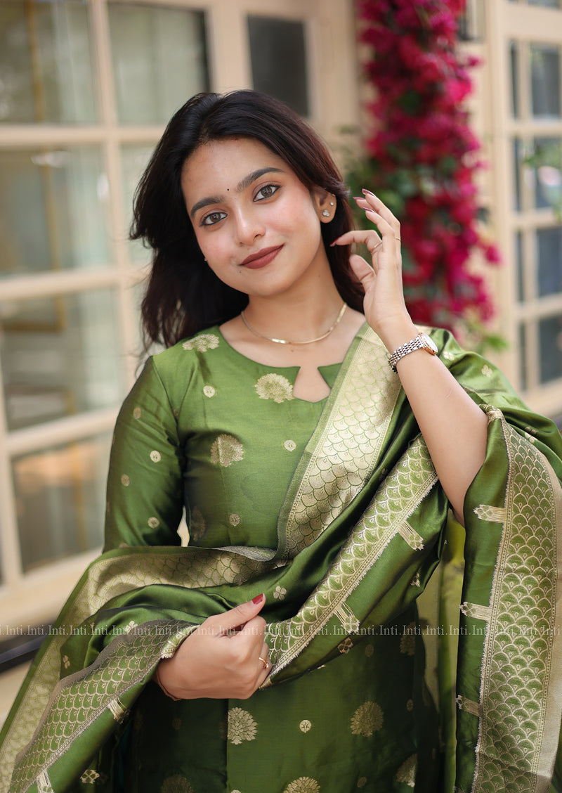 Heritage Green Salwar Suit