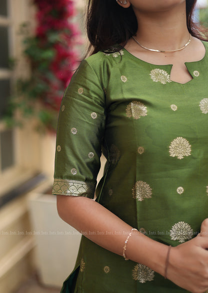 Heritage Green Salwar Suit