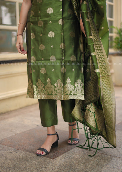 Heritage Green Salwar Suit