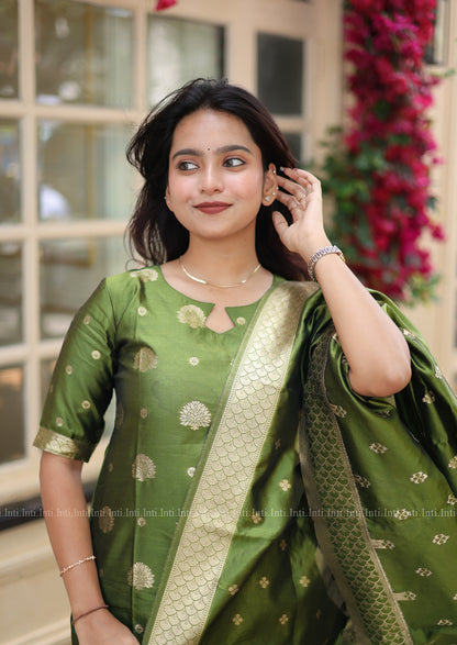 Heritage Green Salwar Suit