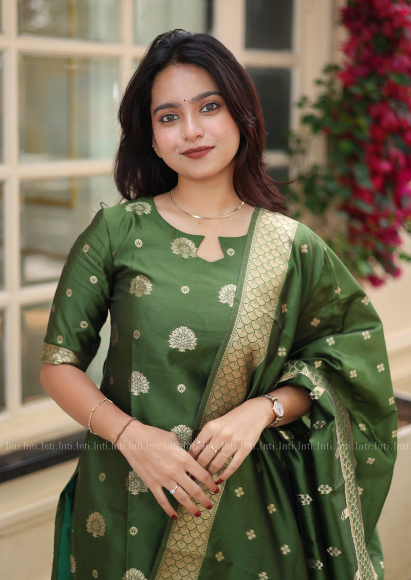 Heritage Green Salwar Suit