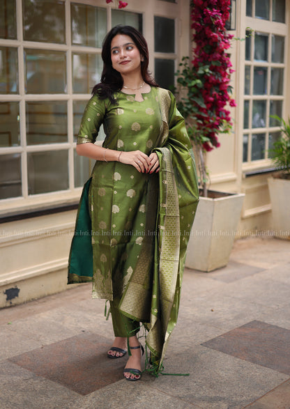 Heritage Green Salwar Suit