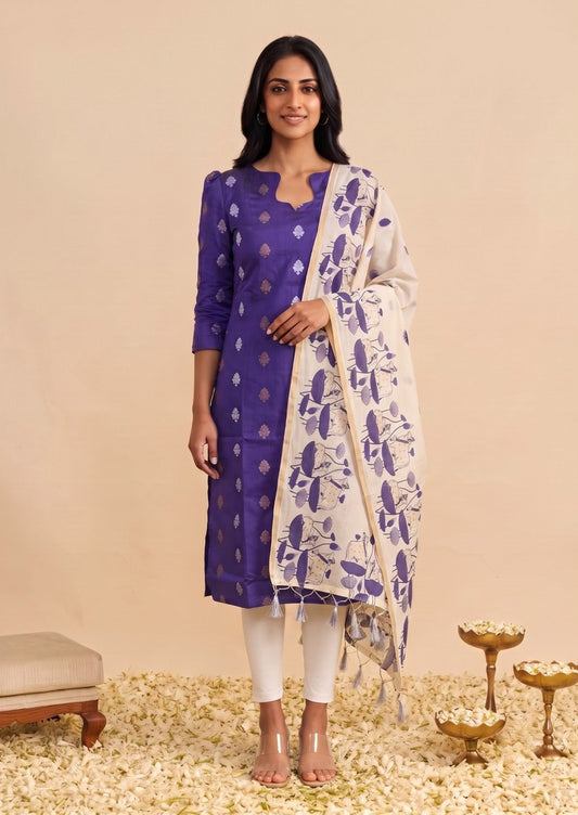 Viresta Opulence Top & Dupatta Set