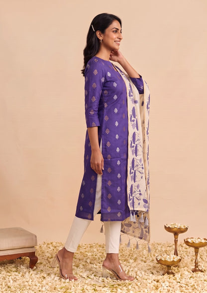 Viresta Opulence Top & Dupatta Set