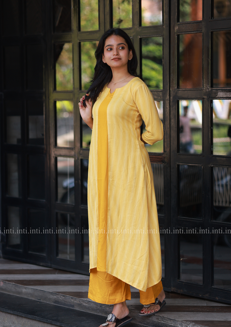 Honeycomb Stripe Top and Pant Set