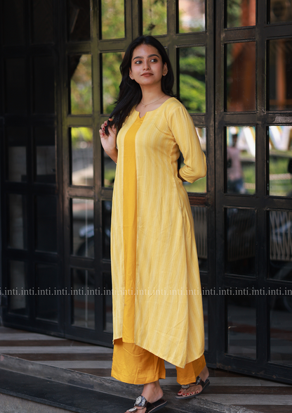 Honeycomb Stripe Top and Pant Set