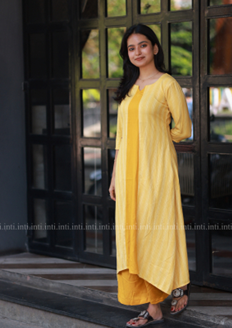 Honeycomb Stripe Top and Pant Set