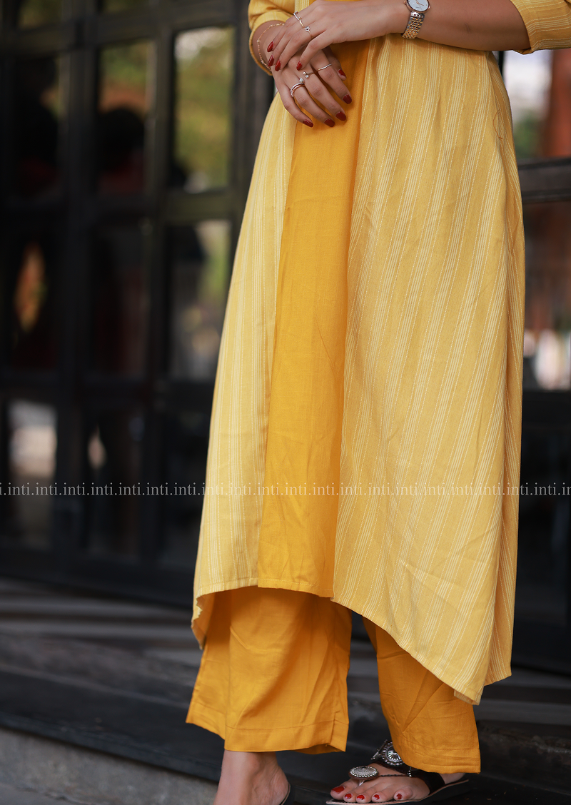 Honeycomb Stripe Top and Pant Set
