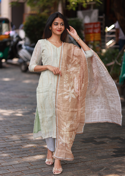 Vanilla Beige Salwar Suit