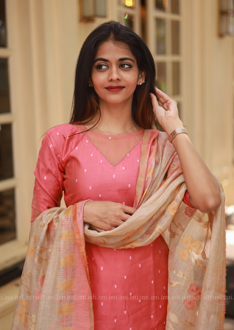 Pastel Poise Top & Dupatta Set