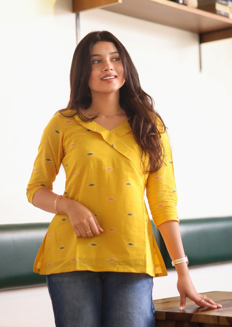 Haldi Glow Short Top