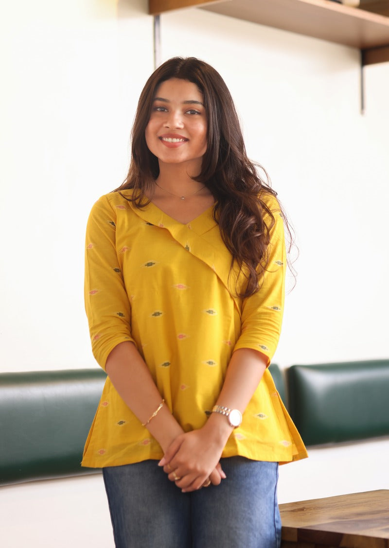 Haldi Glow Short Top