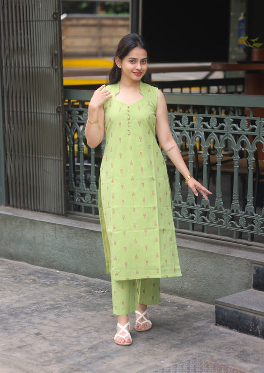 Elovira Weft Top & pant Set