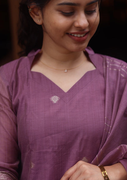 Primula Thistle Top & Dupatta Set