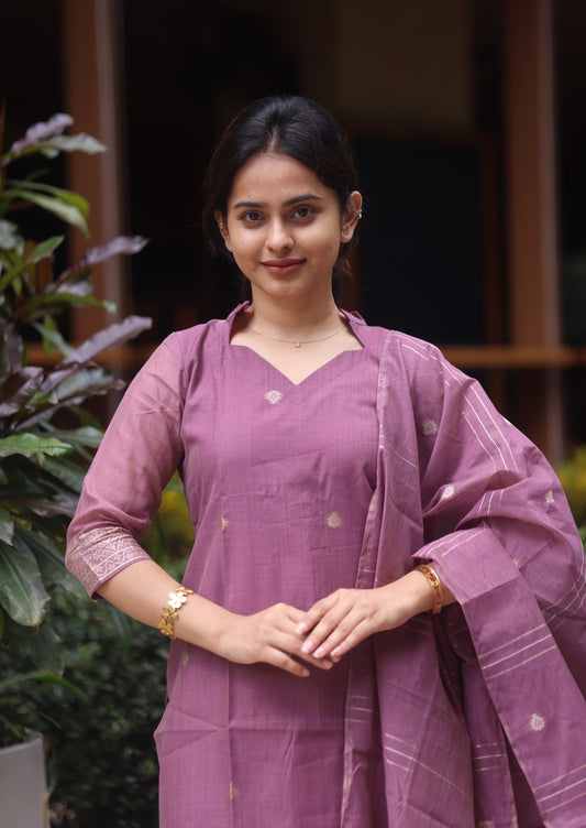 Primula Thistle Top & Dupatta Set