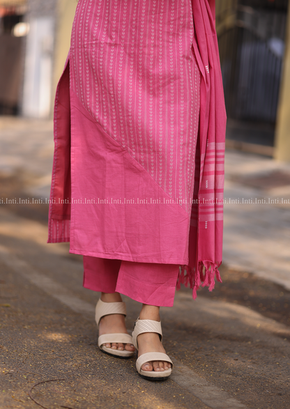 Threaded Blush Salwar Suit