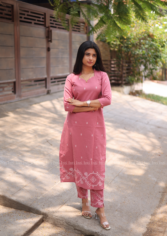 Pink Drizzle Top and Pant Set