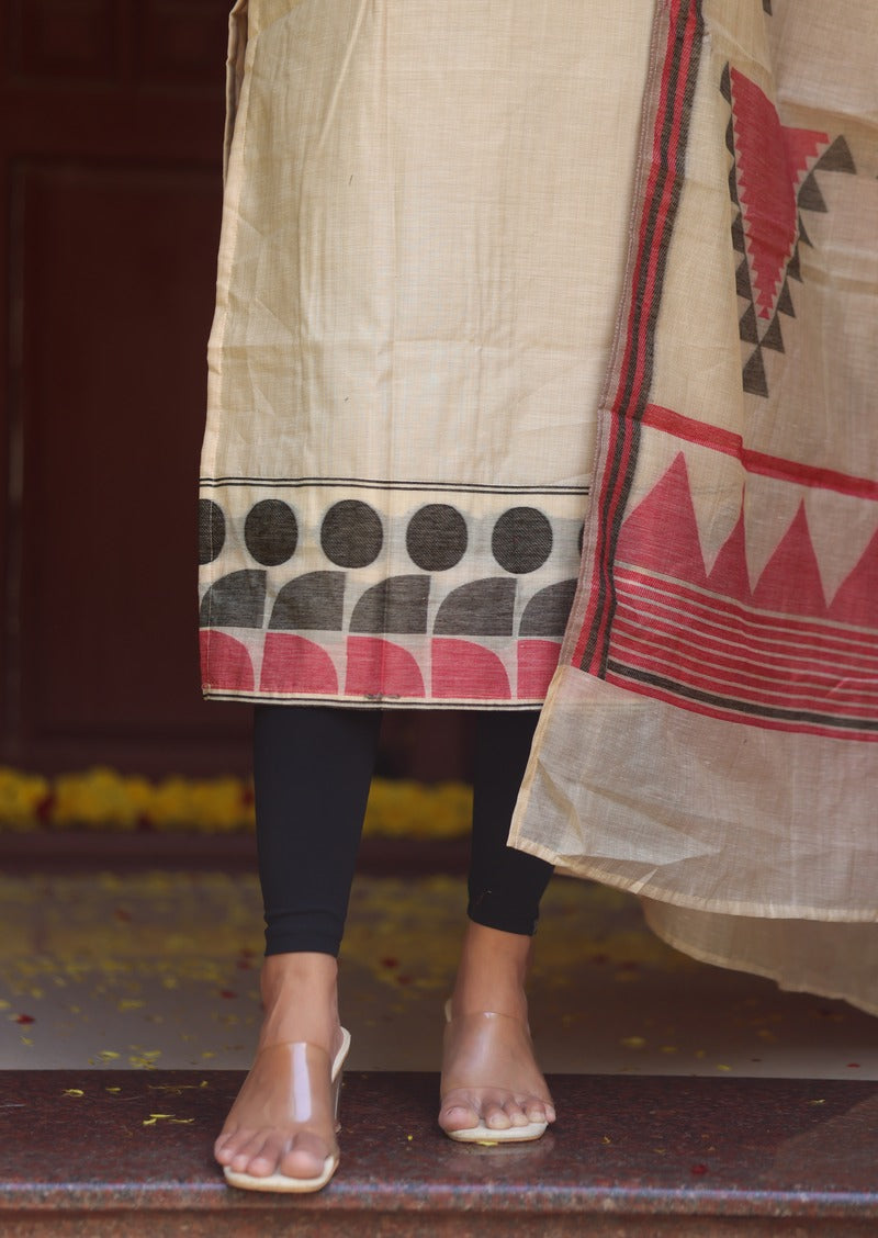 Loomora Beryl Top & Dupatta set