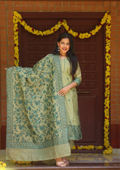 Caldris Brisa Top & Dupatta Set
