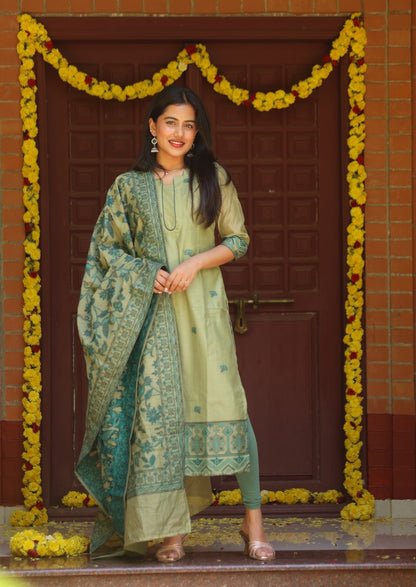 Caldris Brisa Top & Dupatta Set