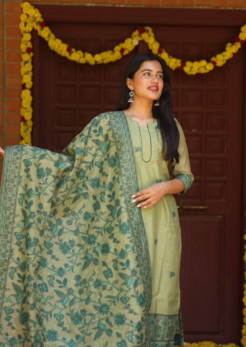Caldris Brisa Top & Dupatta Set