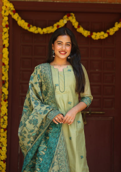 Caldris Brisa Top & Dupatta Set