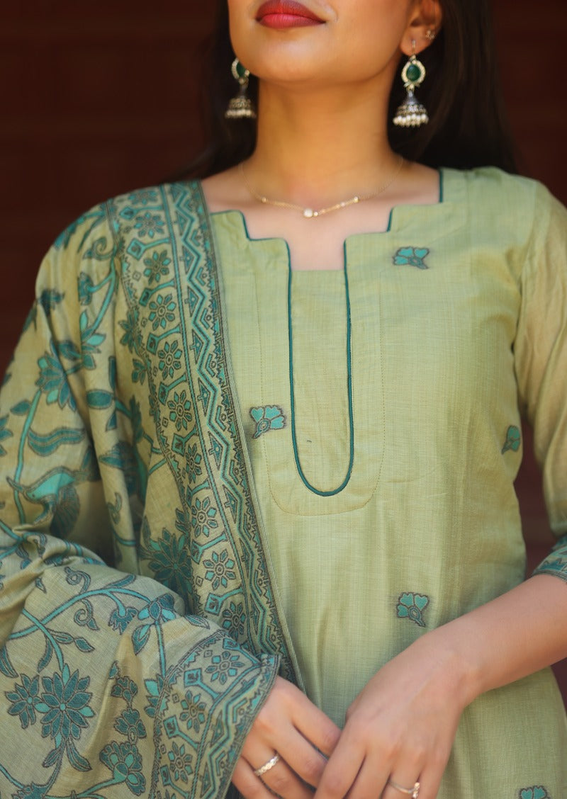 Caldris Brisa Top & Dupatta Set